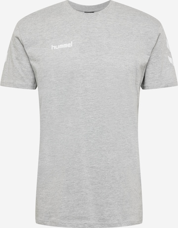Hummel Функциональная футболка в Серый: спереди