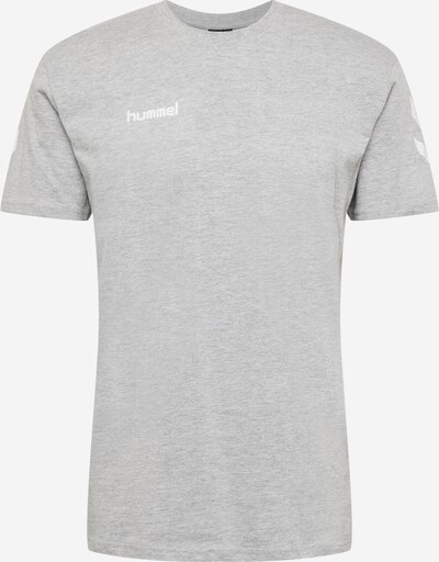 Hummel T-Shirt fonctionnel en gris chiné / blanc, Vue avec produit