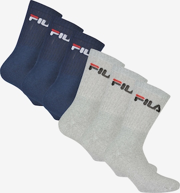 FILA Socks in Blue: front