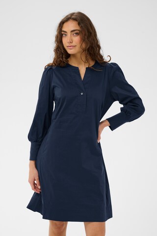 CULTURE Jurk 'CUAntoinett' in Blauw: voorkant