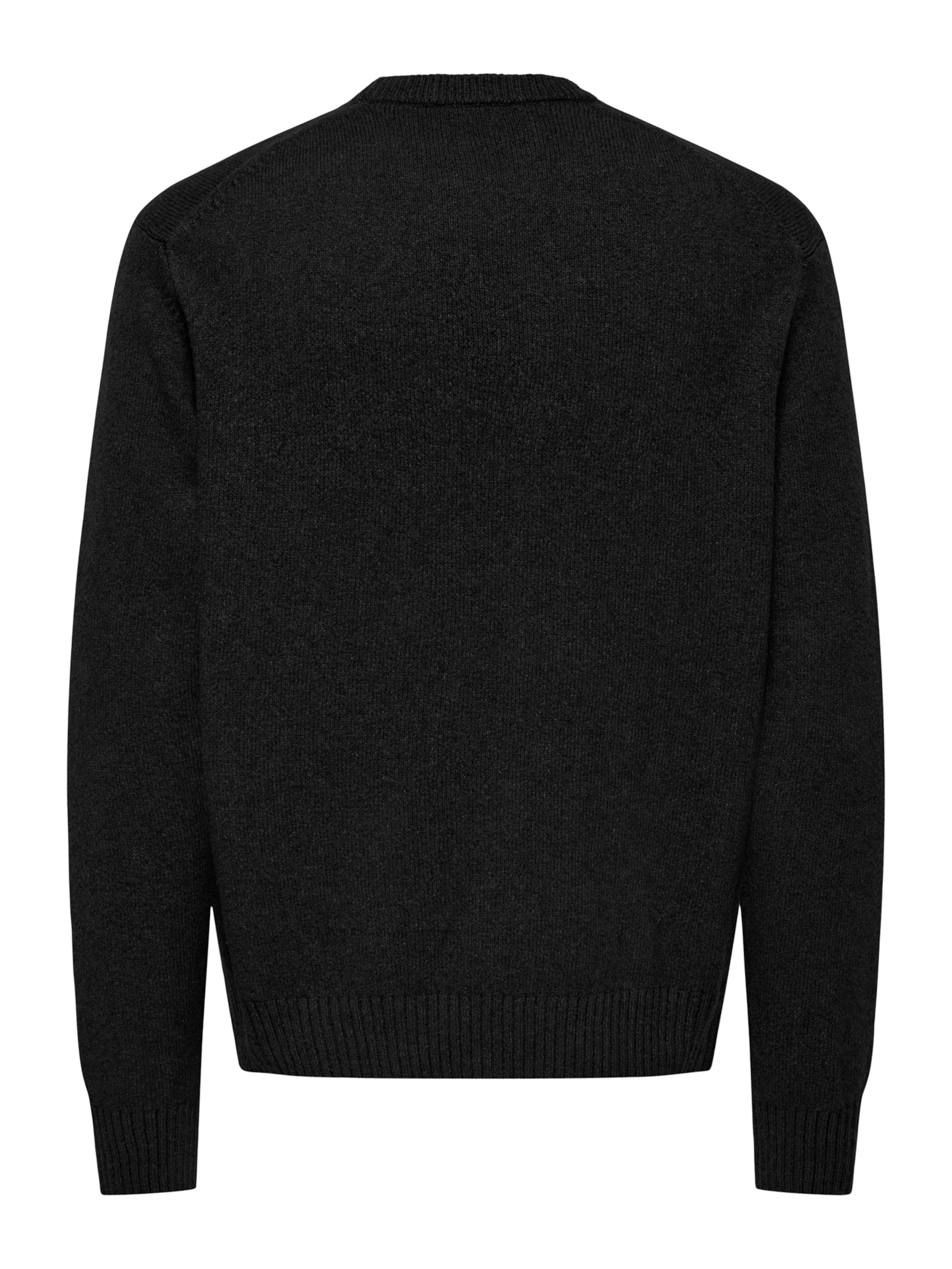 Only & Sons Pullover 'ONSJAMES' in Schwarz