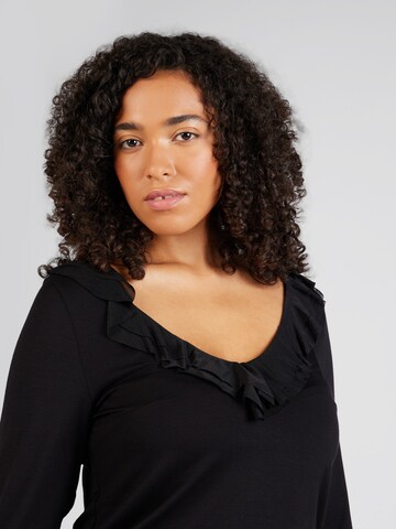 Guido Maria Kretschmer Curvy Shirt 'Cleo' in Zwart