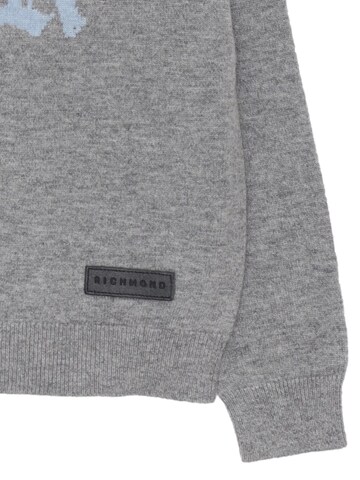 John Richmond Pullover 'JR' in Grau