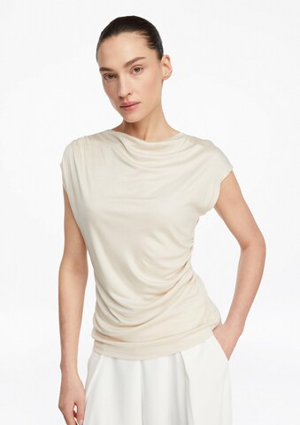 T-shirt COMMA en beige : devant