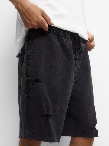 Pull&Bear Loose fit Pants in Black