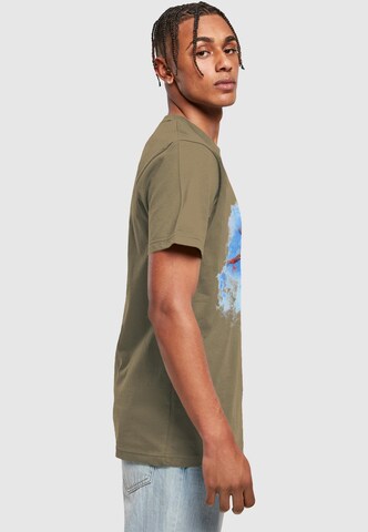 Mister Tee Shirt 'Basketball Clouds' in Groen