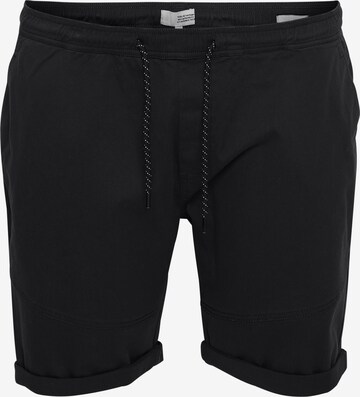 Regular Pantalon chino 'Henk' !Solid en noir : devant