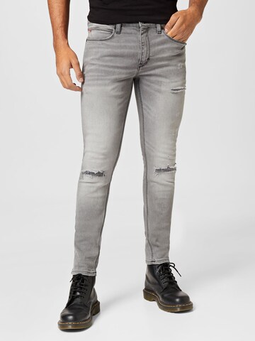 Slimfit Jeans di HUGO in grigio: frontale