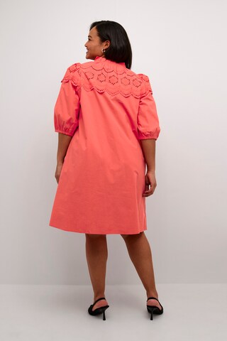 KAFFE CURVE Dress 'jas' in Orange