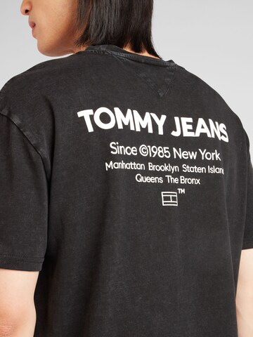 juoda Tommy Jeans Marškinėliai 'Essential'