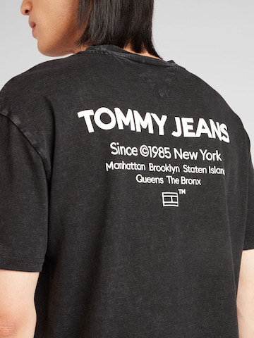 Tommy Jeans Shirt 'Essential' in Zwart