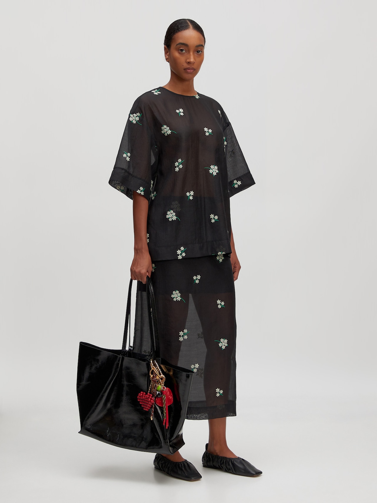 EDITED Nieuwigheden Blouse 'Catherine' Zwart