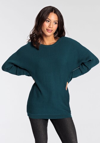 LAURA SCOTT Sweater in Green: front