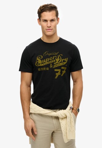 Superdry Shirt in Zwart: voorkant