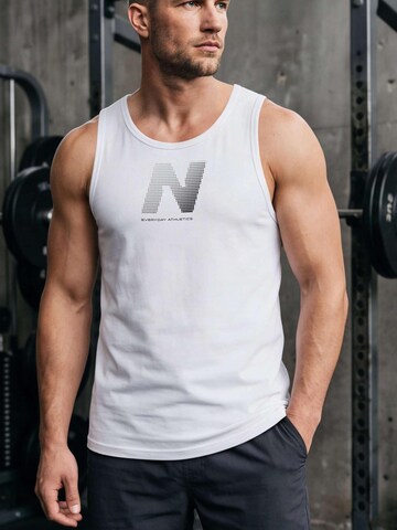 Neverless Shirt 'Halftone' in White
