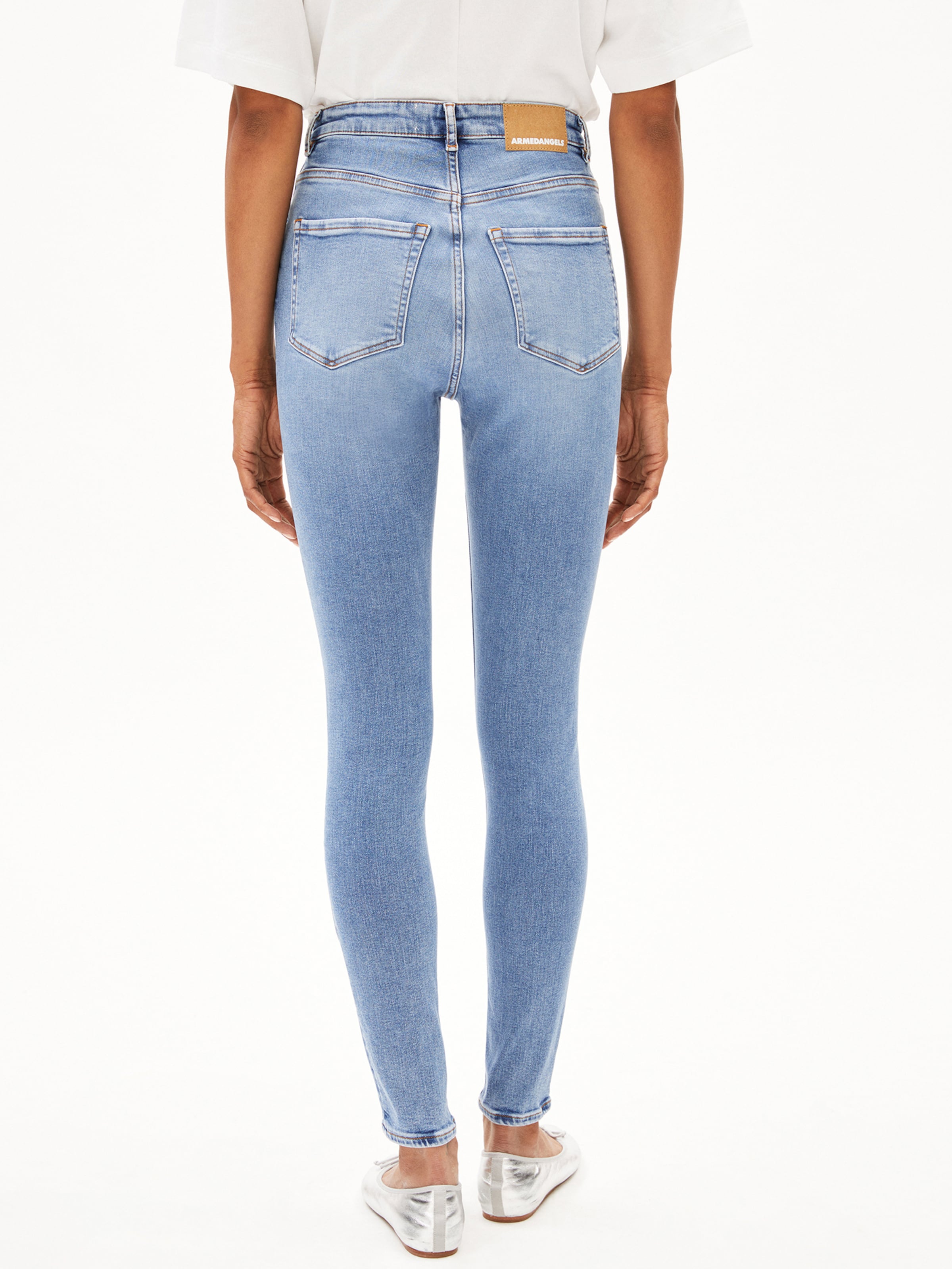 ARMEDANGELS Skinny Jeans in Blue: front