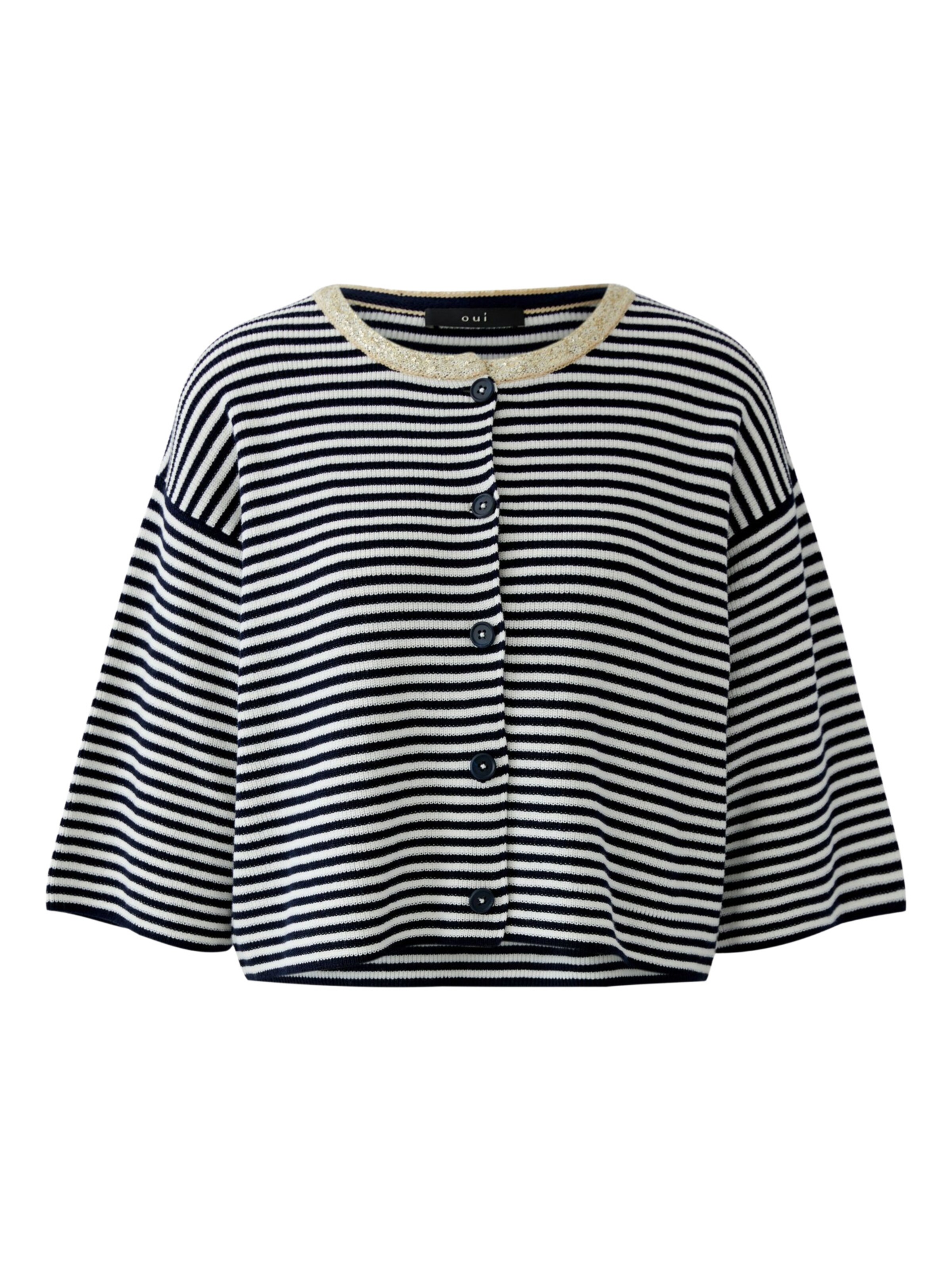 OUI Strickjacke in Blau: Vorderseite