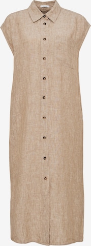 Robe-chemise 'Warena' OPUS en beige : devant