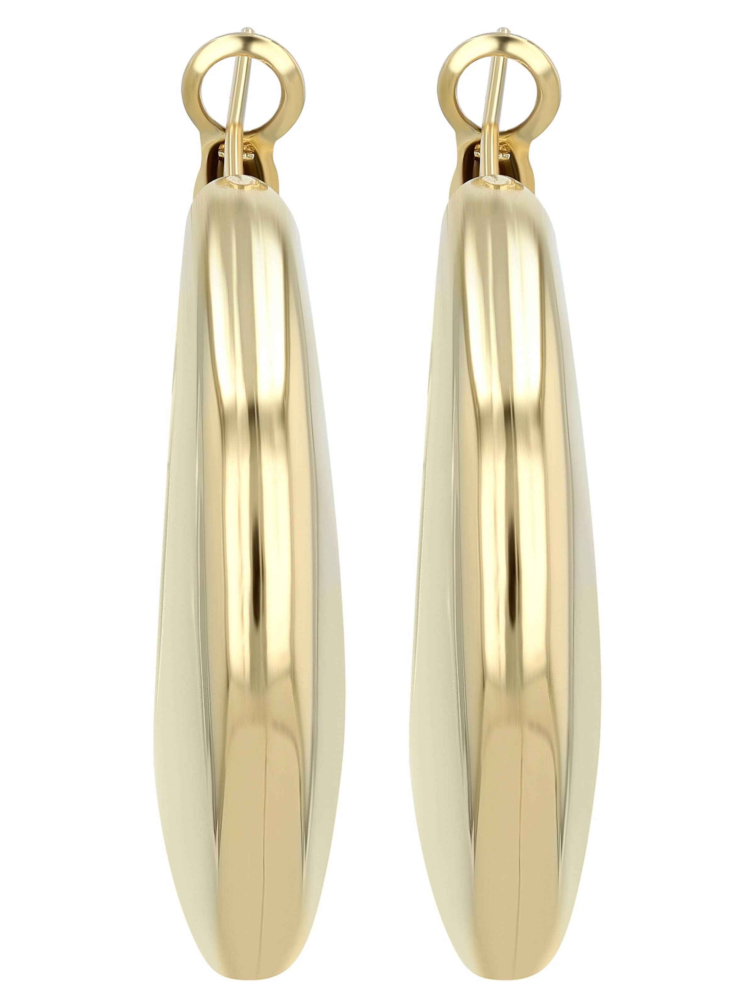 Akzent Earrings 'wasserfest' in Gold