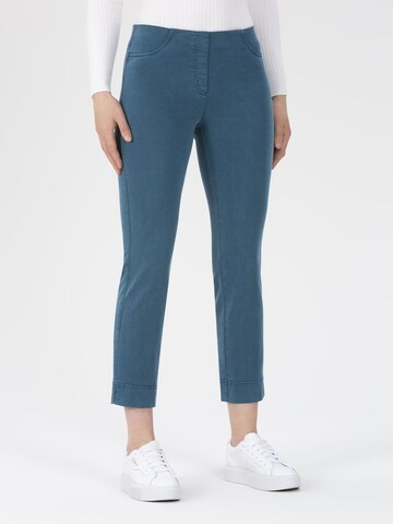 STEHMANN Slimfit Broek in Blauw: voorkant