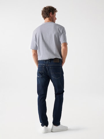 Coupe slim Jean Salsa Jeans en bleu