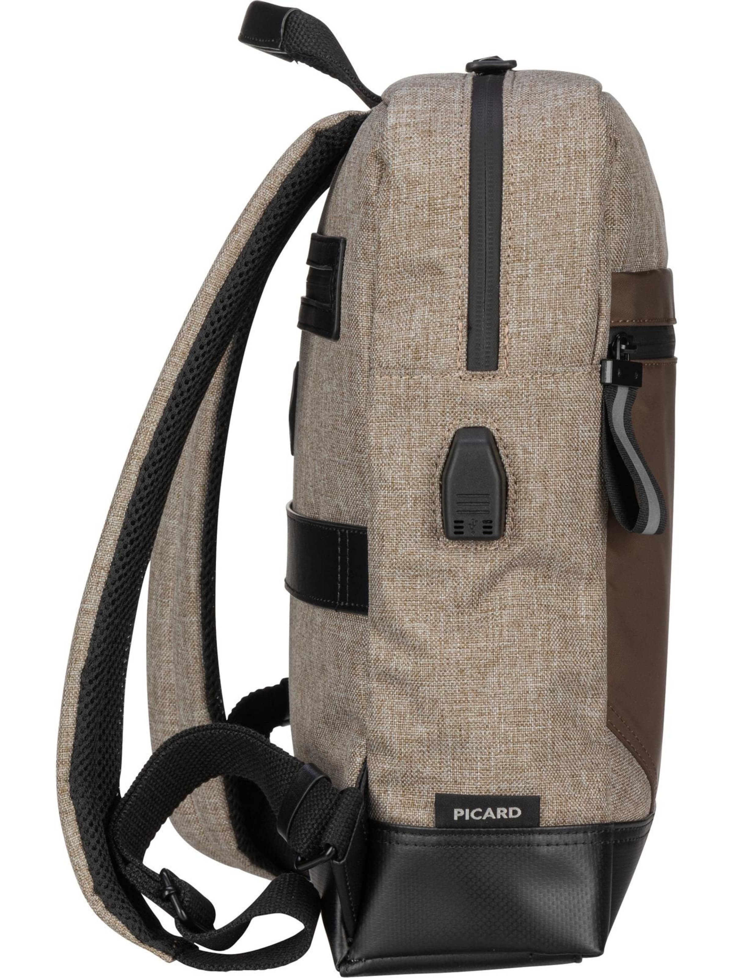Picard Rucksack 'Speed' in Braun