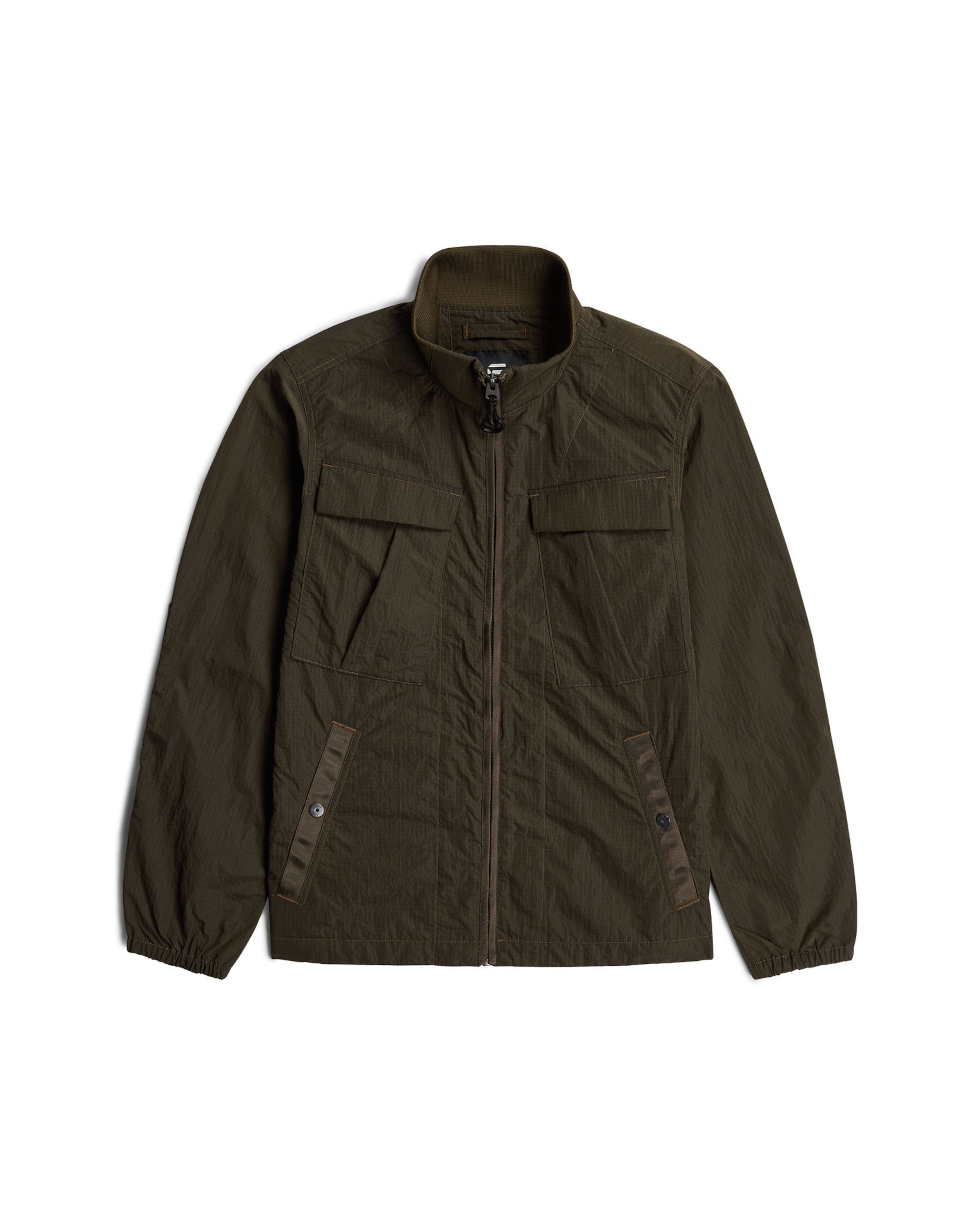 G-STAR Slim Fit Overshirts-Overshirt 'Cargo Pocket Overshirt' in Braun: Vorderseite