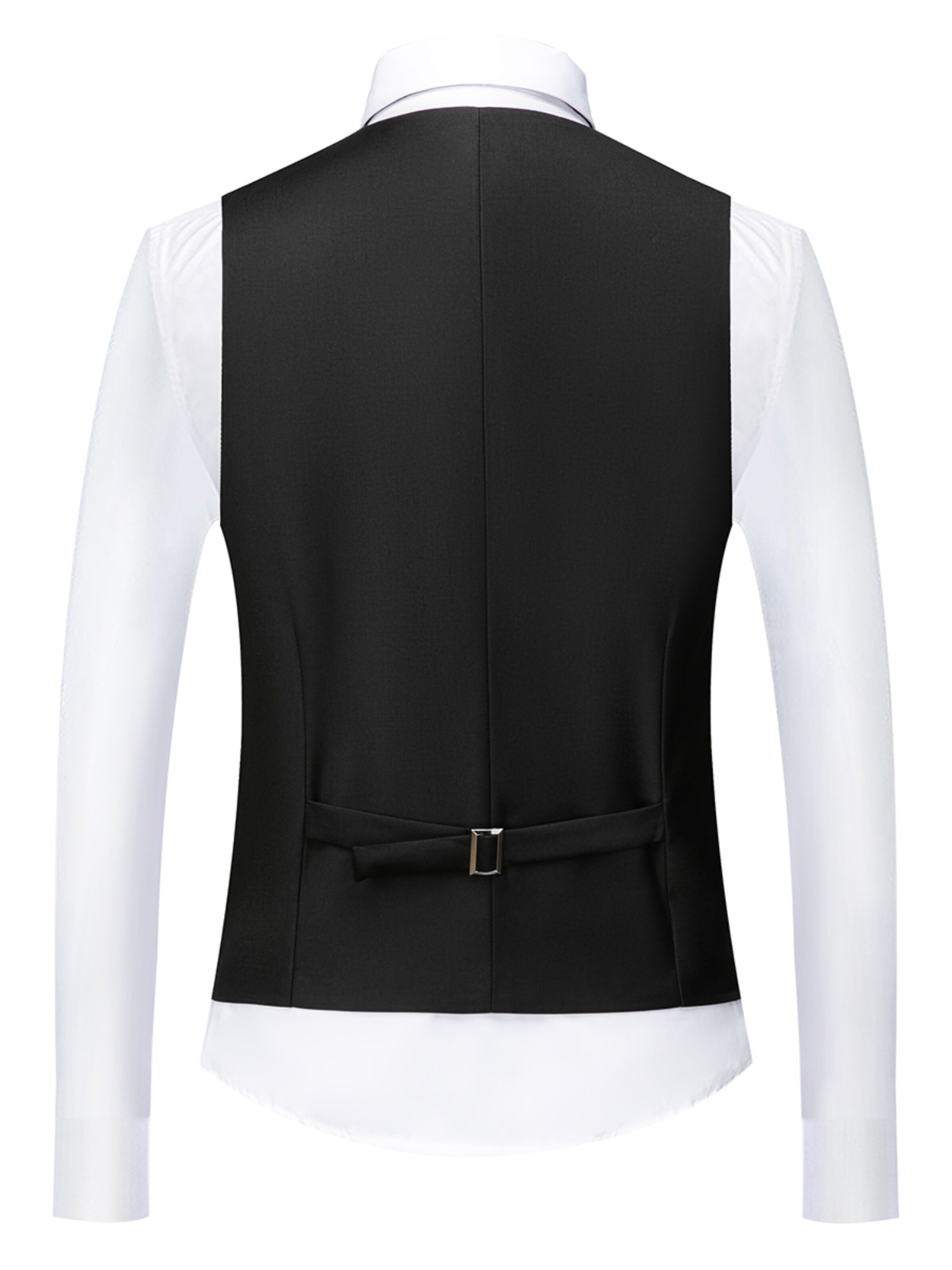 YOUTHUP Slimfit Anzug 'Dreiteiler'‌‌‌‌‌‌‌‌ in Schwarz