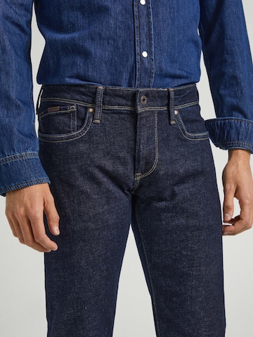 Pepe Jeans Slimfit Jeans 'HATCH' in Blauw