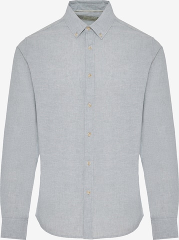 Funky BuddhaRegular Fit Košulja - siva boja: prednji dio