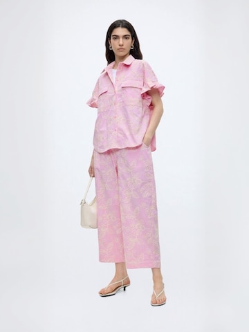 regular Pantaloni ' Flowercras ' di Crās in rosa: frontale