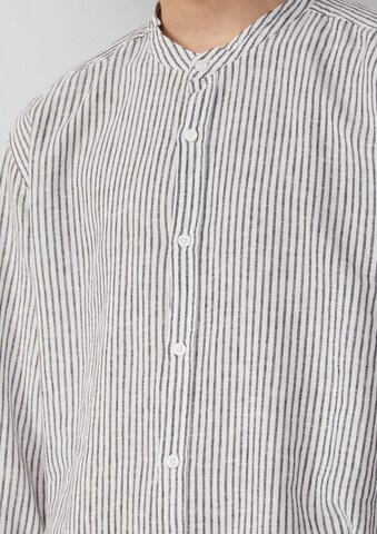 QS Regular Fit Hemd in Schwarz