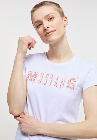 MUSTANG Shirt in Weiß