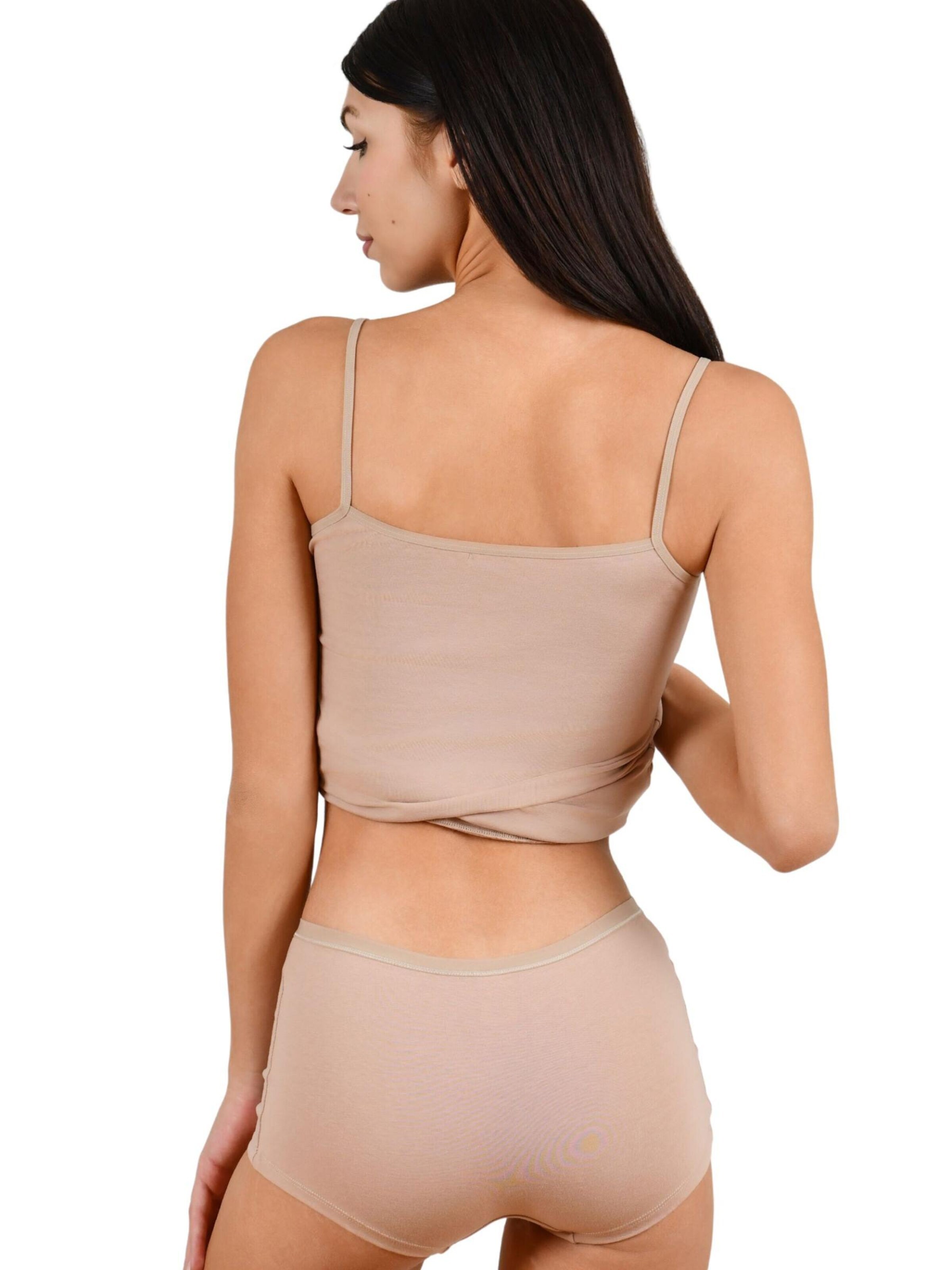 Maxte Boyshorts 'Violet Violet L 95% Baumwolle / 5% Elasthan' in Beige