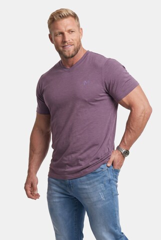 Men Plus Shirt in Purple
