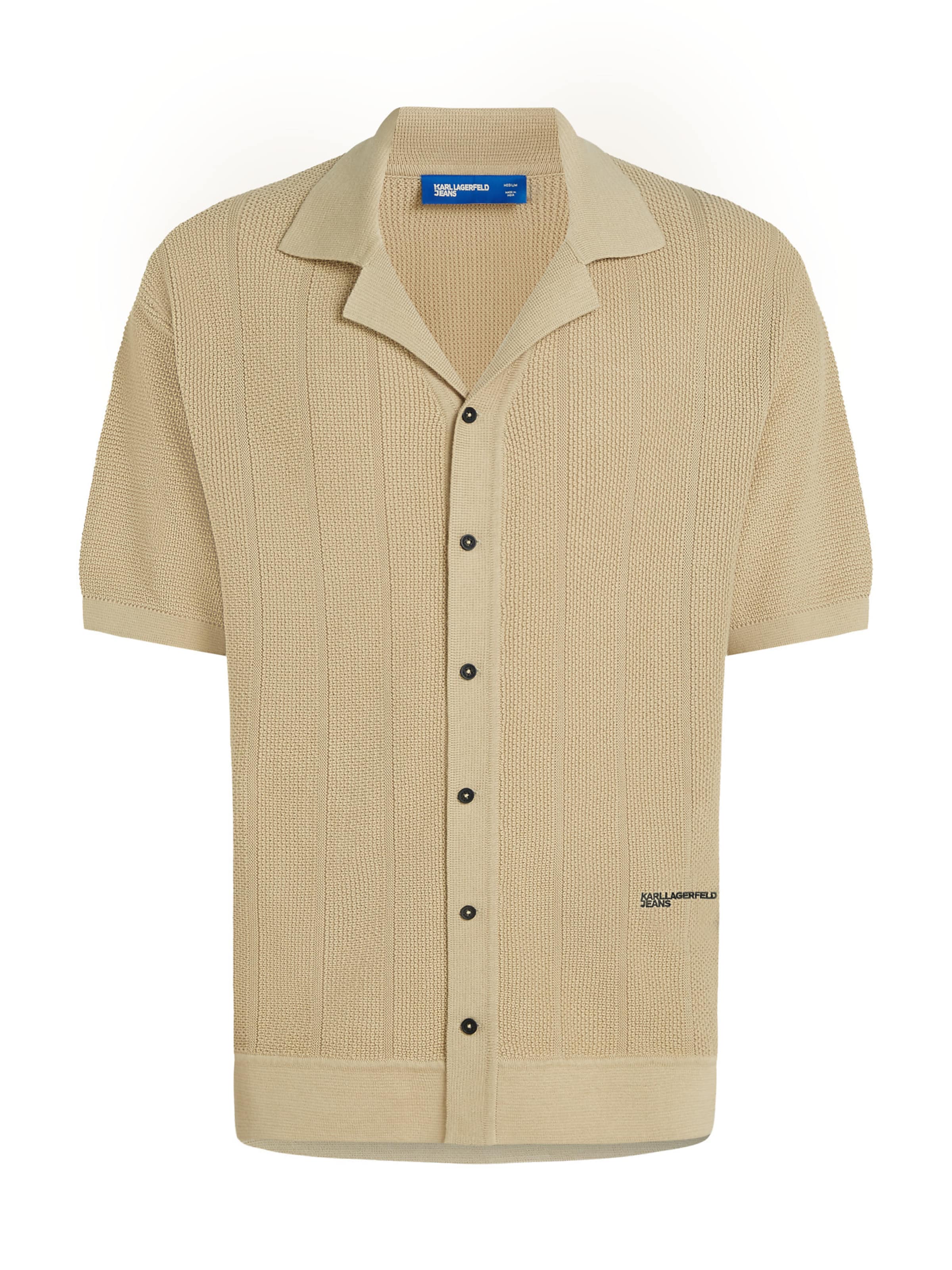 KARL LAGERFELD JEANS Вязаная кофта в Зеленый: спереди