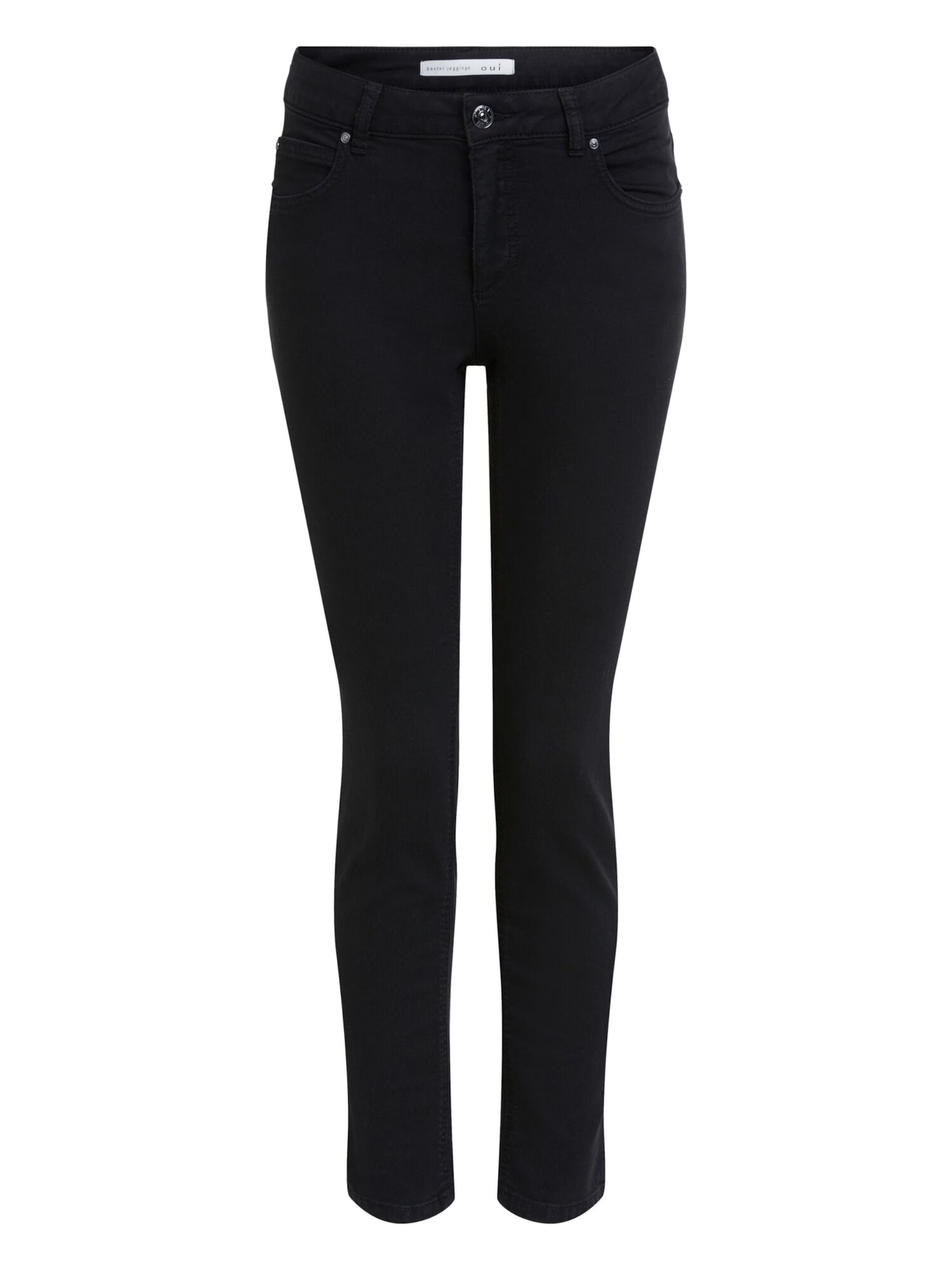 OUI Slim fit Jeans 'Baxtor' in Black: front