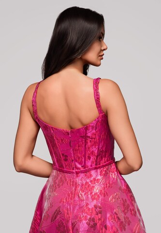 Ombre Evening Dress in Pink