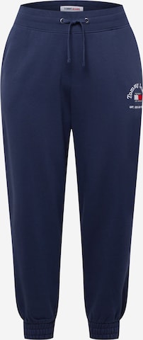 Tommy Jeans Curve Spodnie w kolorze niebieski: przód