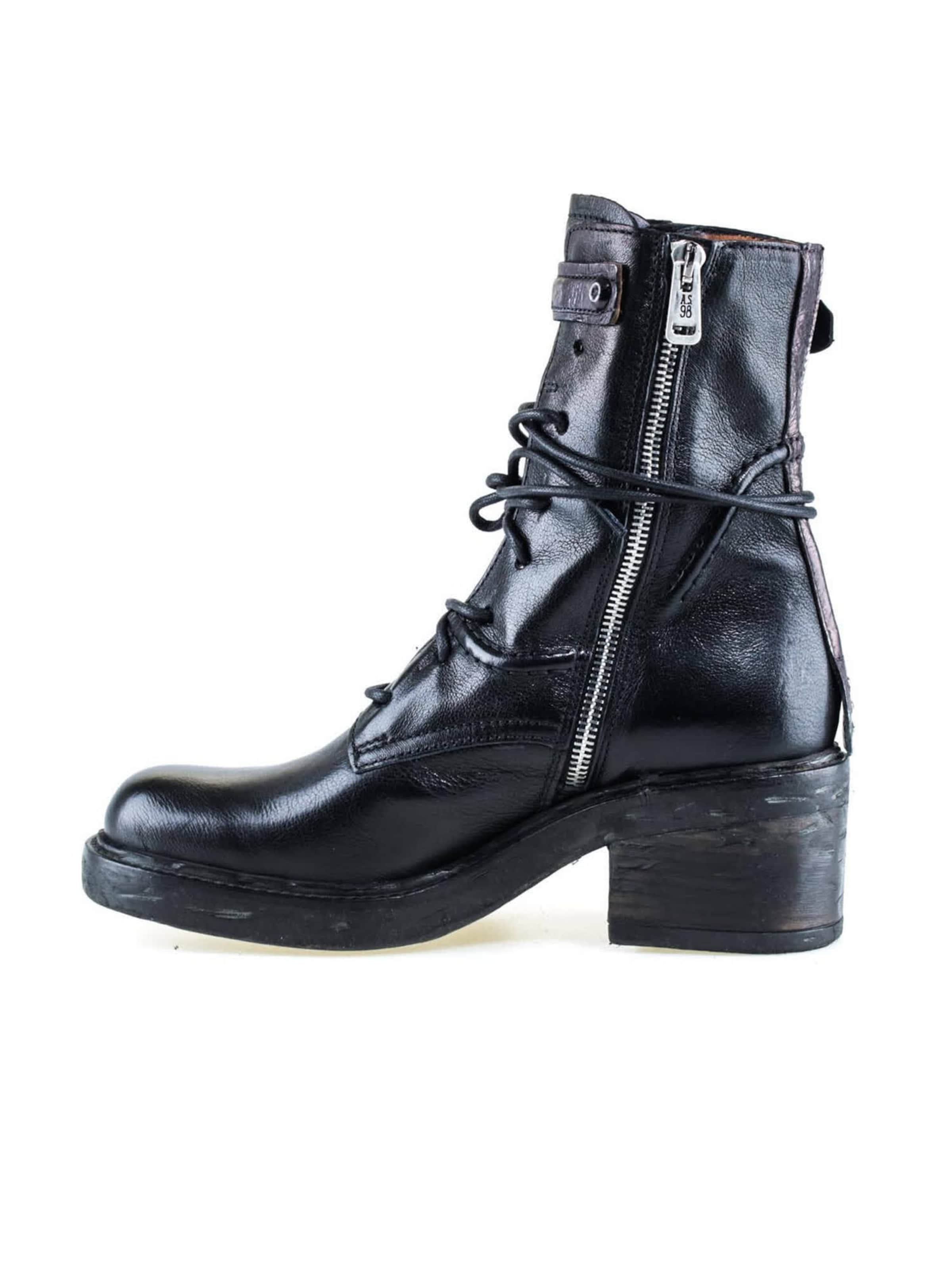 Stivaletto stringato 'Solace' di A.S.98 in nero