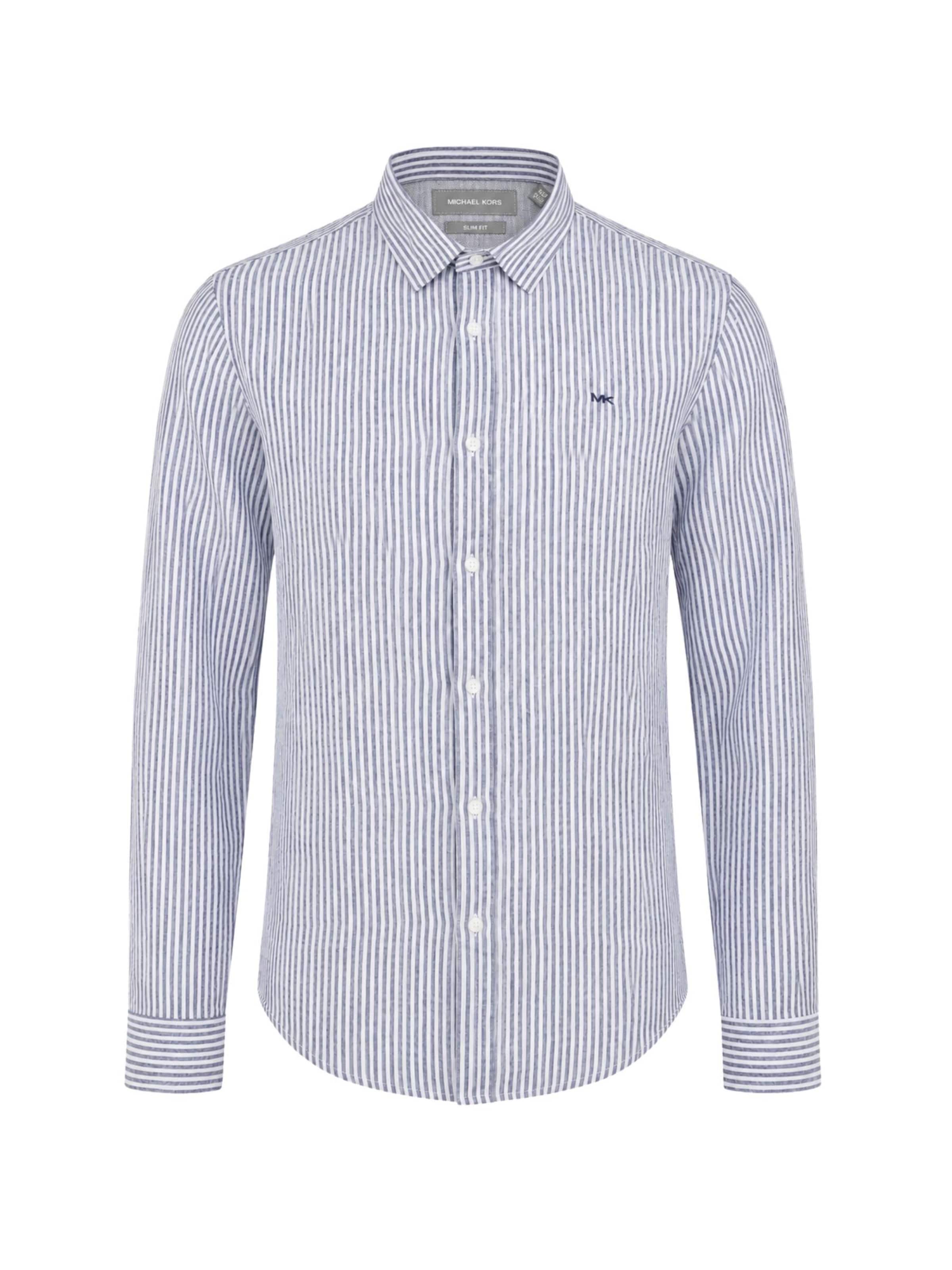 Coupe regular Chemise 'MICHAEL KORS CAMICIA CAMICIA' Michael Kors en bleu : devant