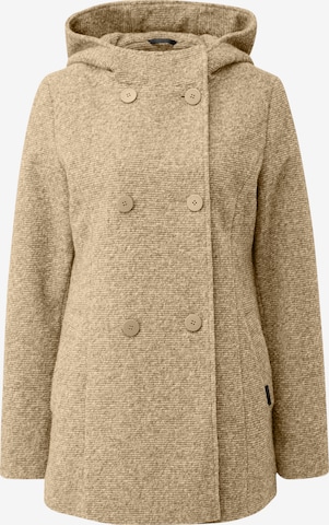 Manteau mi-saison QS en marron : devant