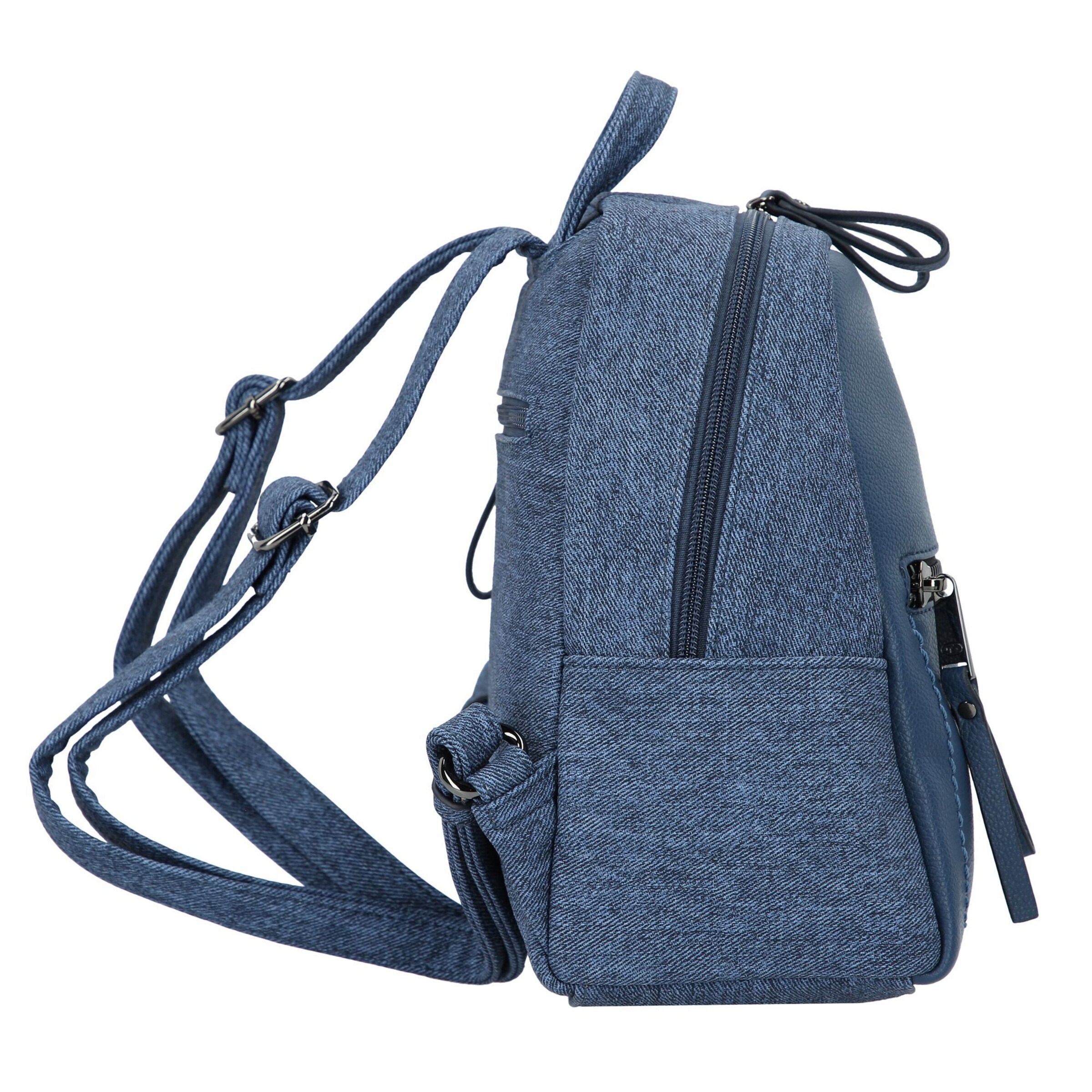 TOM TAILOR Backpack 'Tamara' in Blue