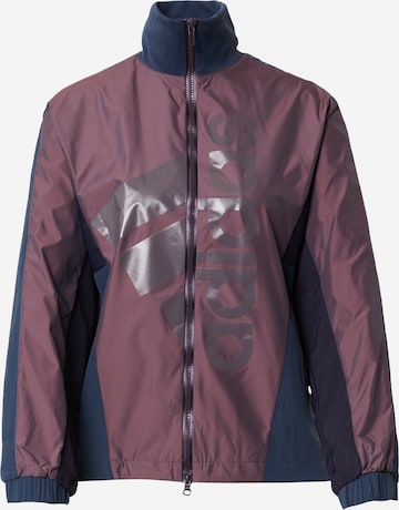 Veste de sport ADIDAS SPORTSWEAR en violet : devant