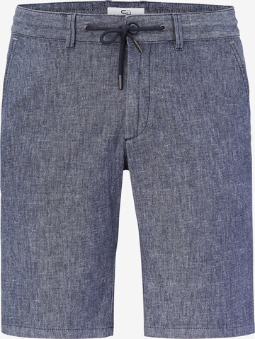 S4 Jackets Slim fit Pants in Blue: front