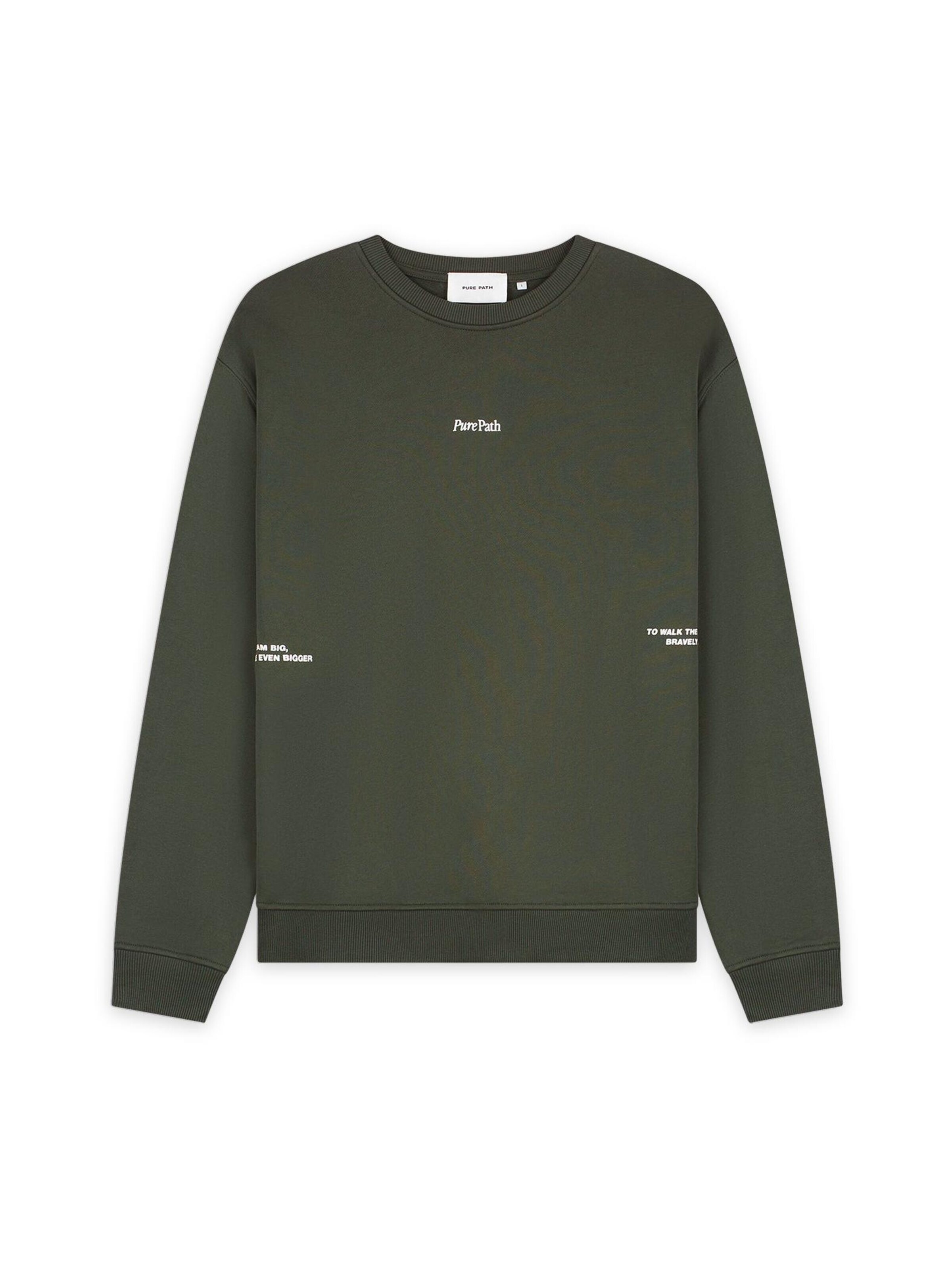 Pure Path Sweatshirt in Green: front
