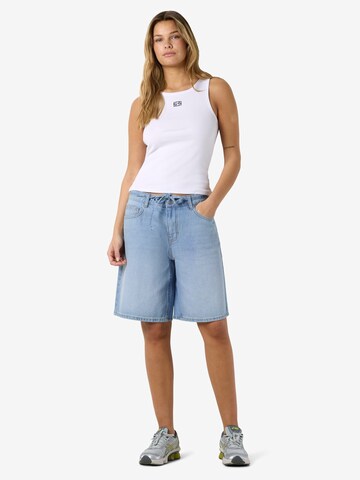 Noisy may Wide leg Jeans 'NMMAISY' i blå