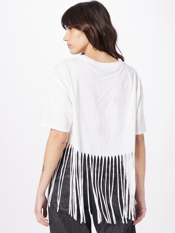 River Island - Camisa 'TAKE ME TO IBIZA' em branco