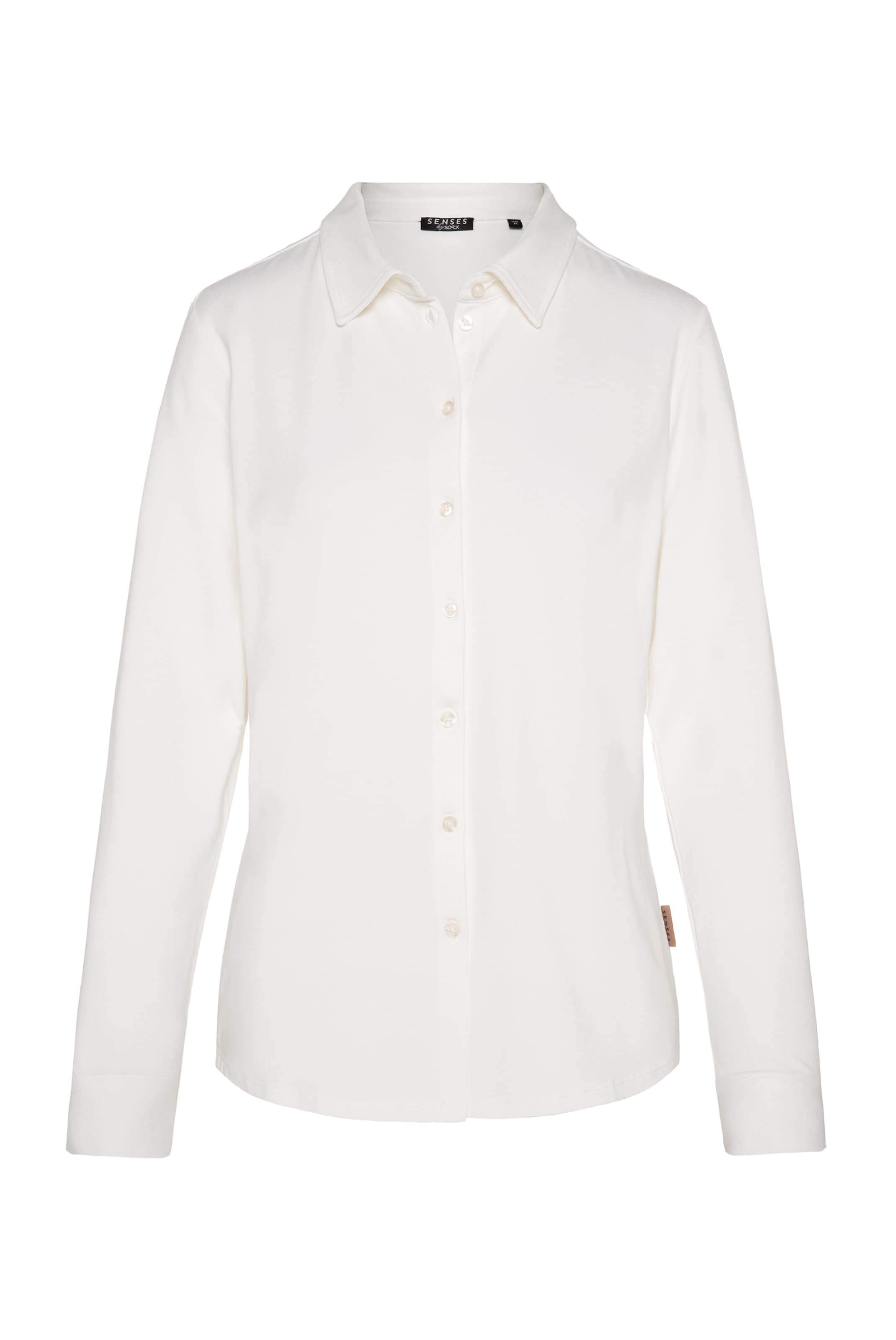 SENSES.THE LABEL Blouse in White: front