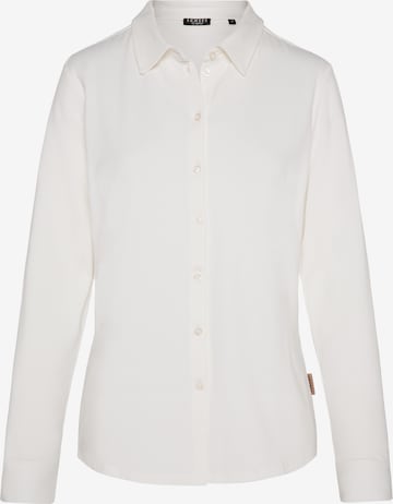 SENSES.THE LABEL Blouse in White: front